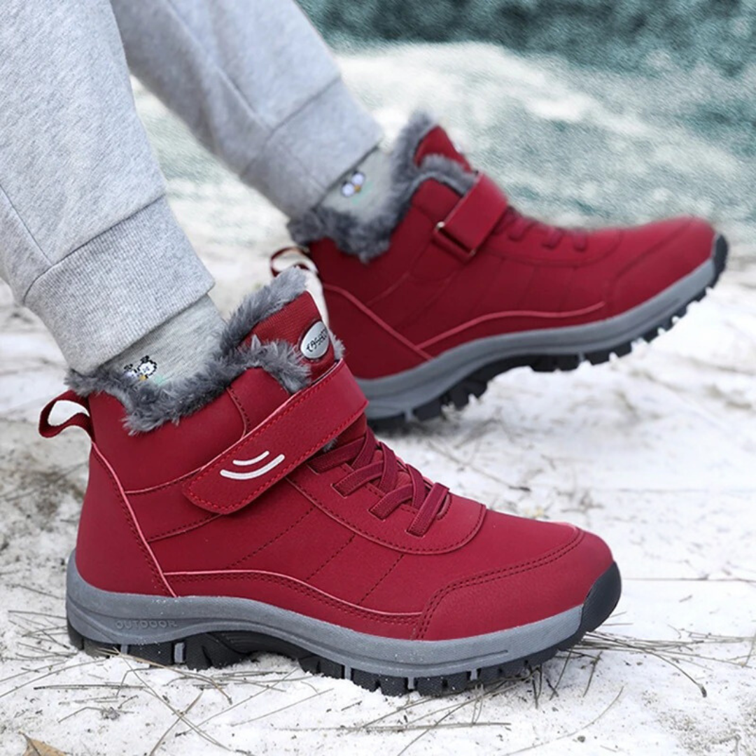 Frauen Schneestiefel Warm Fell lined Winter Stiefel