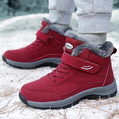 Frauen Schneestiefel Warm Fell lined Winter Stiefel