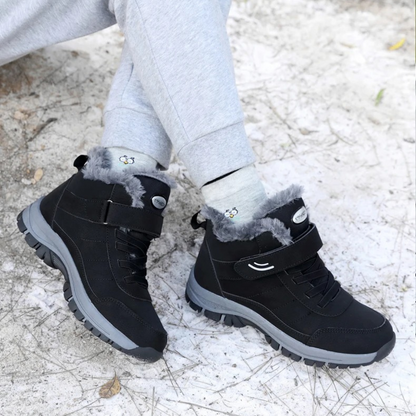 Frauen Schneestiefel Warm Fell lined Winter Stiefel