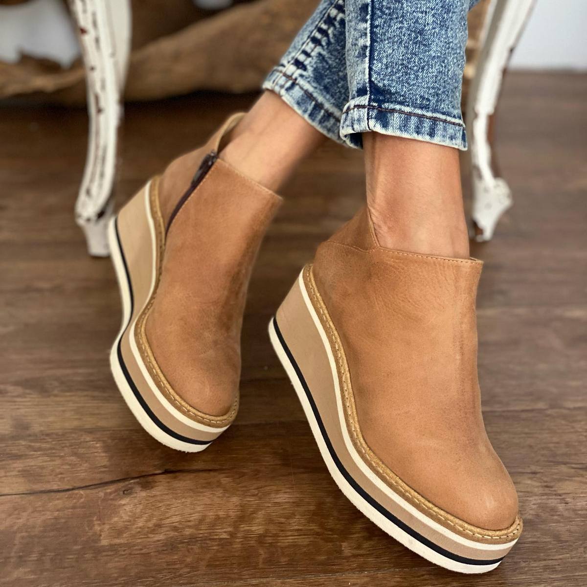Orthopädische Stiefeletten Damen Moderne Bequem - BerlinGlamour