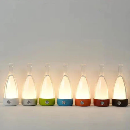LED Flaschenlampe Wiederaufladbar Design Tischleuchte