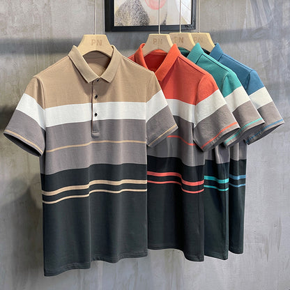 Herren Polo klassisch modern mit V-Ausschnitt