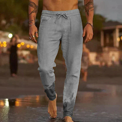 Bequeme Herren Leinenhose Sommer Leicht