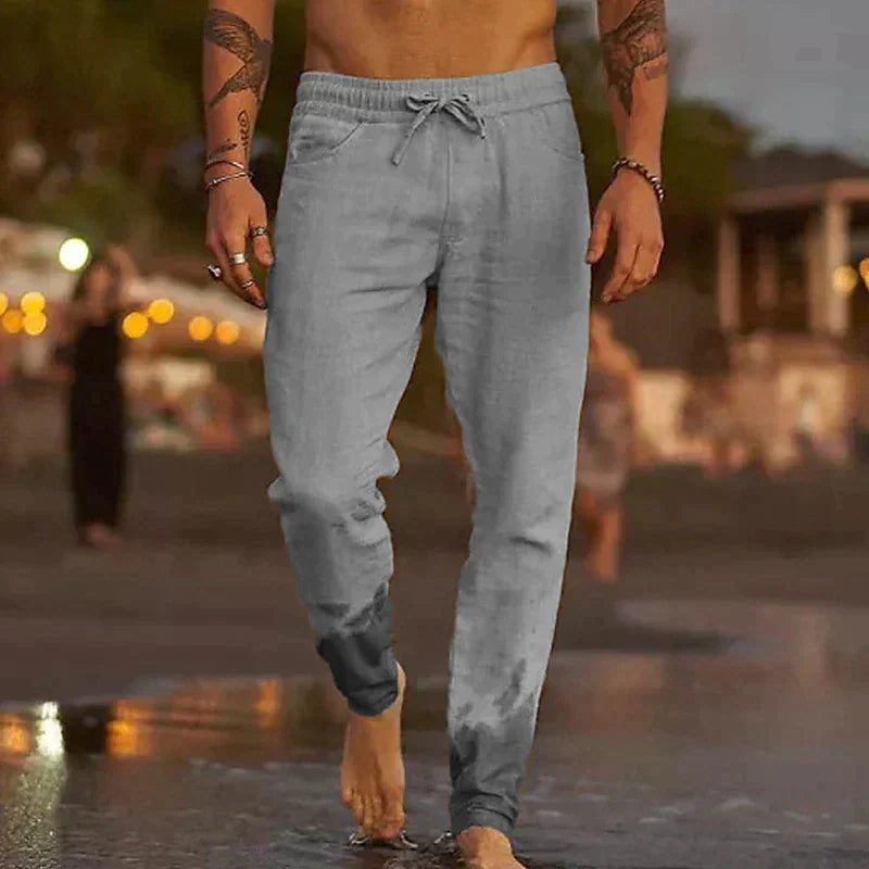Leinenhose Herren Sommerhose Bequem