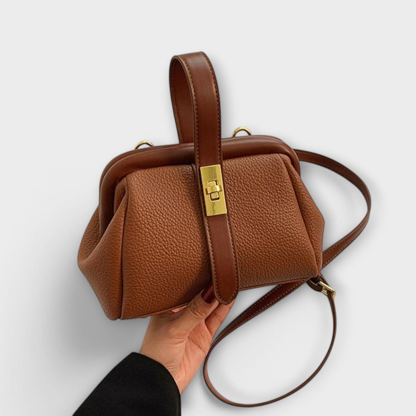 Elegante Damen Handtasche Mini Lederschmuck - BerlinGlamour