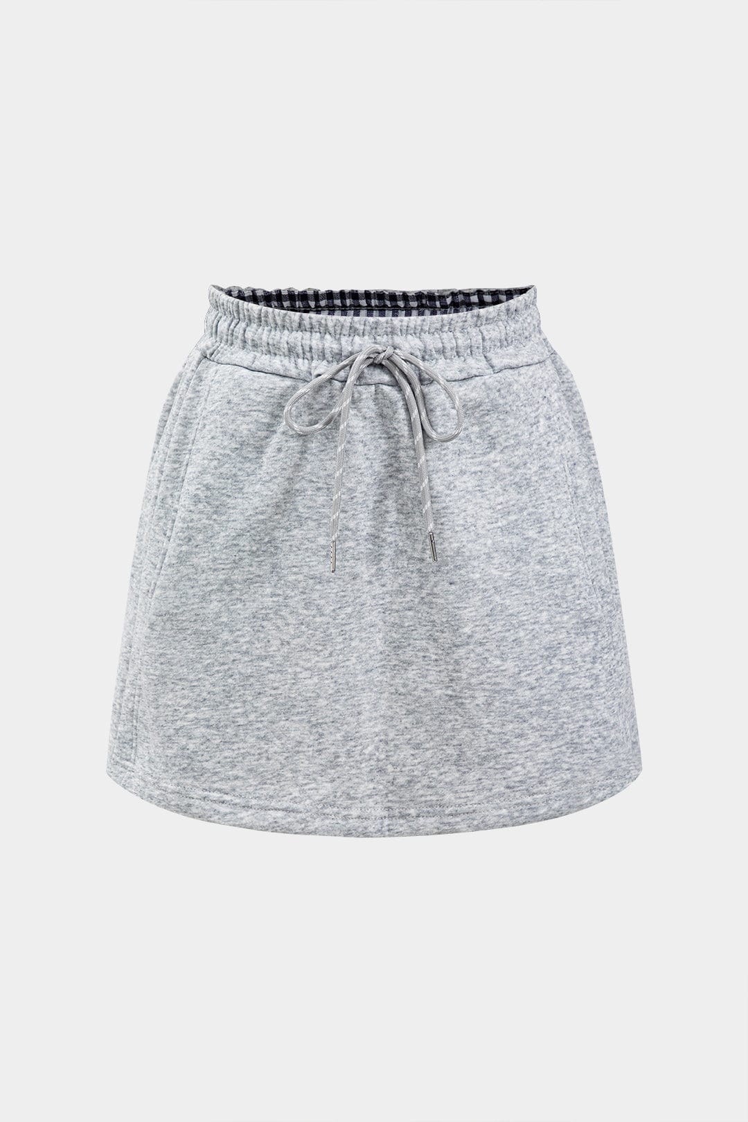 Kariertes Sweat-Set Zweiteilig Damen Sportbekleidung