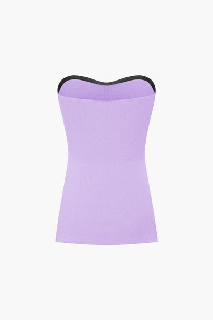 Elegantes Zweiteiler Set mit Bustier Top und Shorts Damen