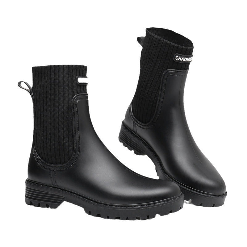 Wasserdichte Damen Regenstiefel Bequem Heidi Mode