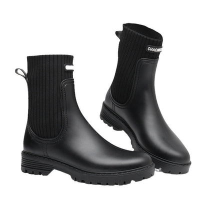 Wasserdichte Damen Regenstiefel Bequem Heidi Mode