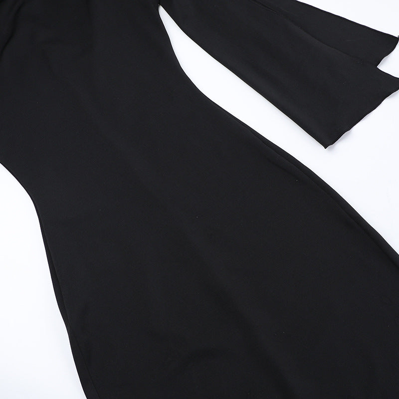 Elegantes Maxi-Kleid Frauen Verführerisch Lang