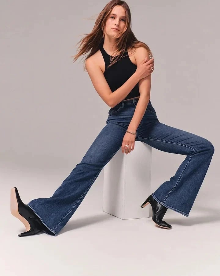Jeans High Waist Damen Stilvoll Slim Fit
