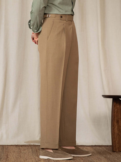 Herren Hose Lässig Oldschool Style Hochgeschnitten