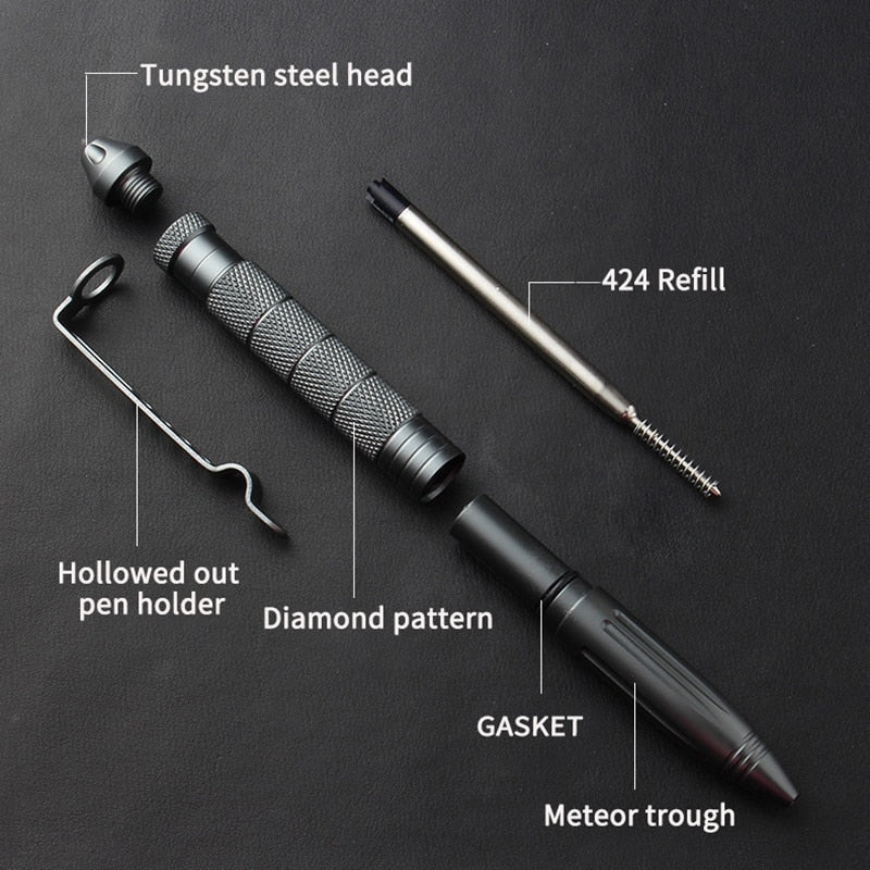 Taktischer Survival Stift Edelstahl Robust