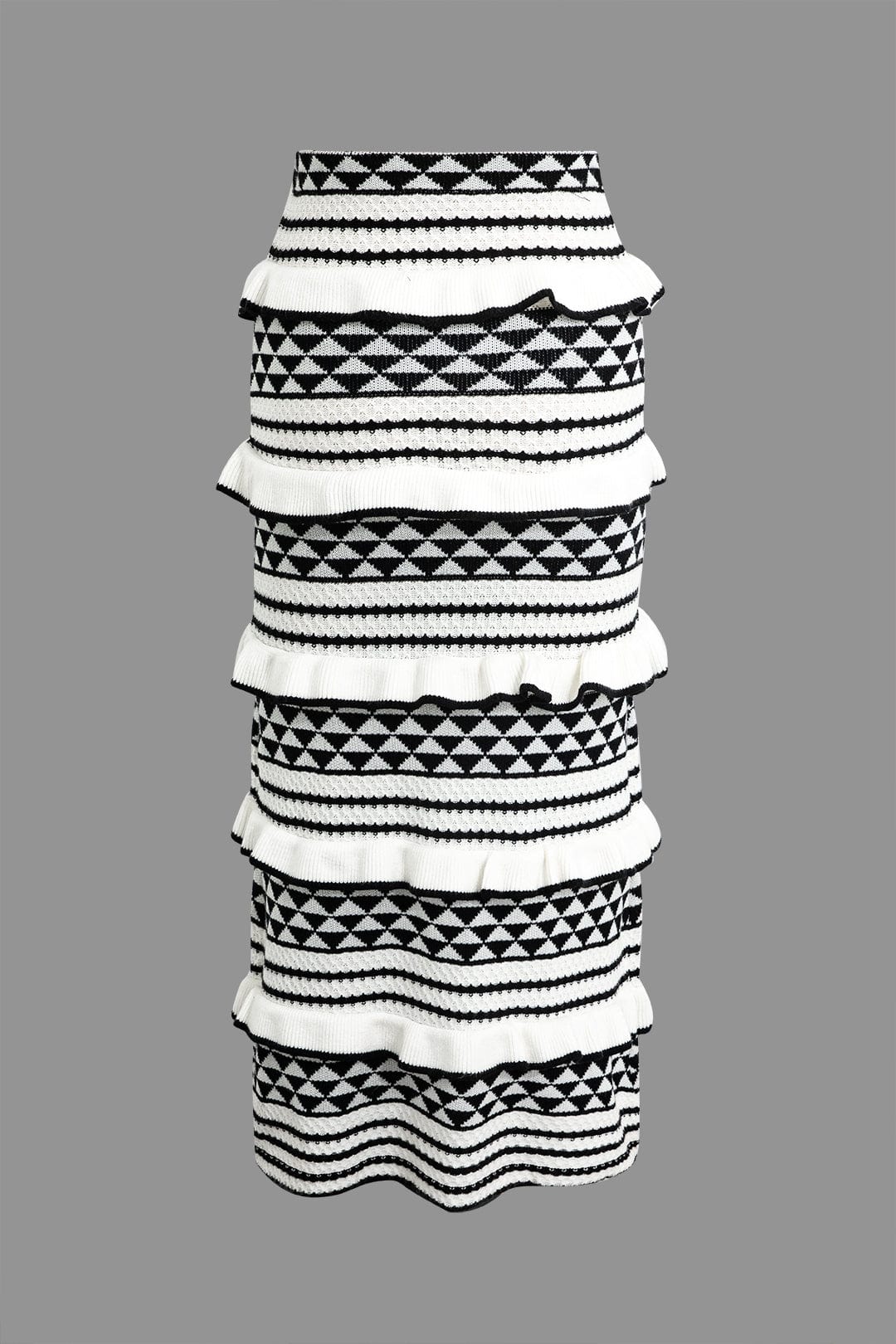 Strand-Bikini Set Häkel Top mit Rüschenrock