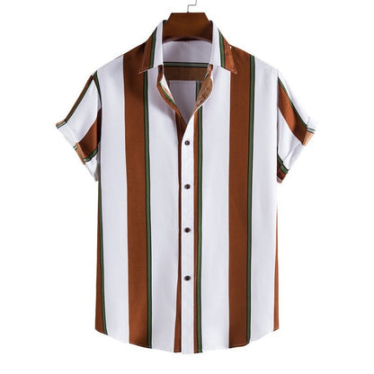 Herren Hemd Retro Style Freizeitshirt Casual