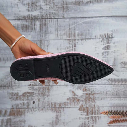 Dünnsitzende Spitzzehen-Schuhe Bequem atmungsaktiv