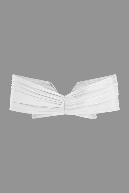 Elegantes Off-Shoulder-Set mit Drapierung Damen