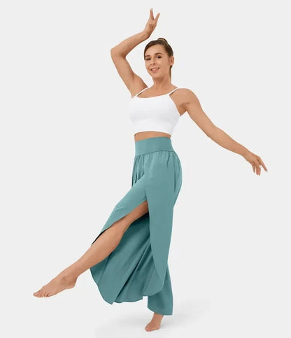 Yogahose Weite Bein Elastisch Damen - BerlinGlamour