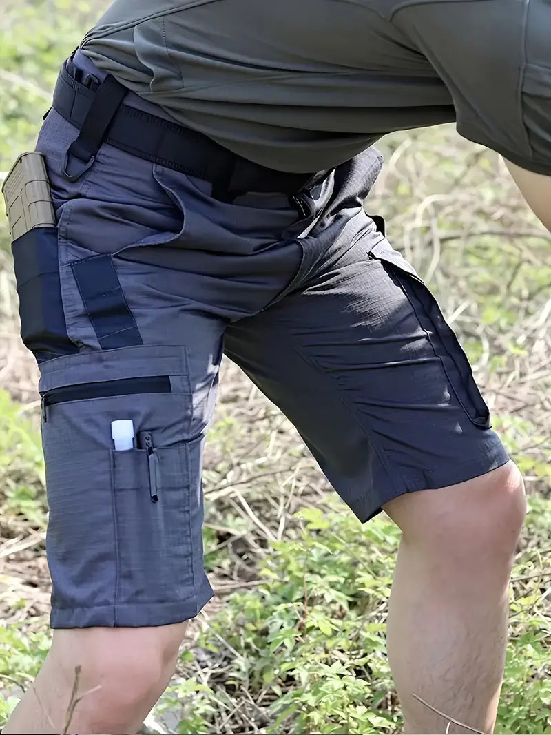 Herren Shorts Cargo Freizeit Shorts mit vielen Taschen