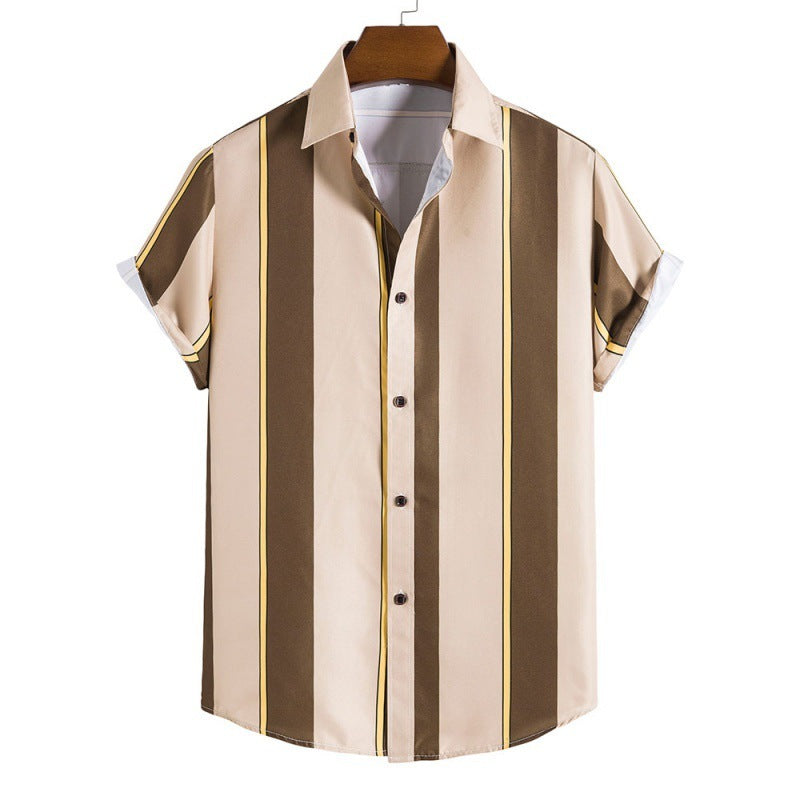 Herren Hemd Retro Style Freizeitshirt Casual