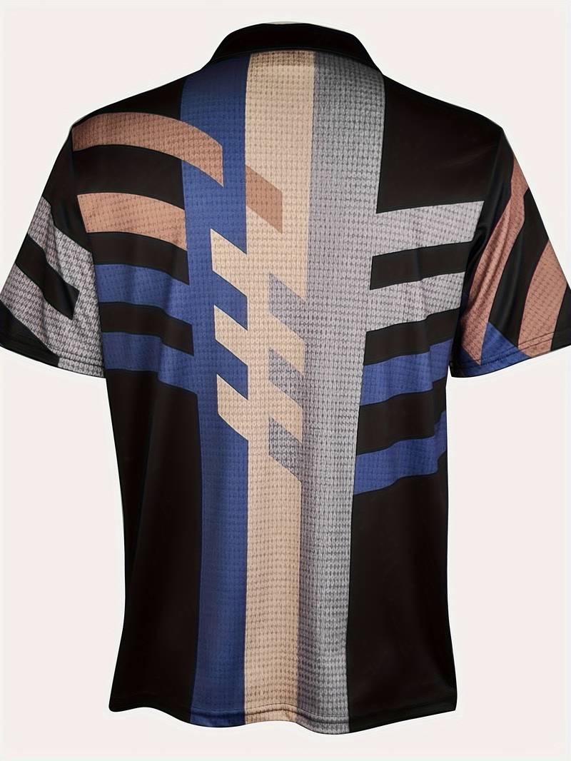 Herren Polo Shirt Vintage Style Lässig