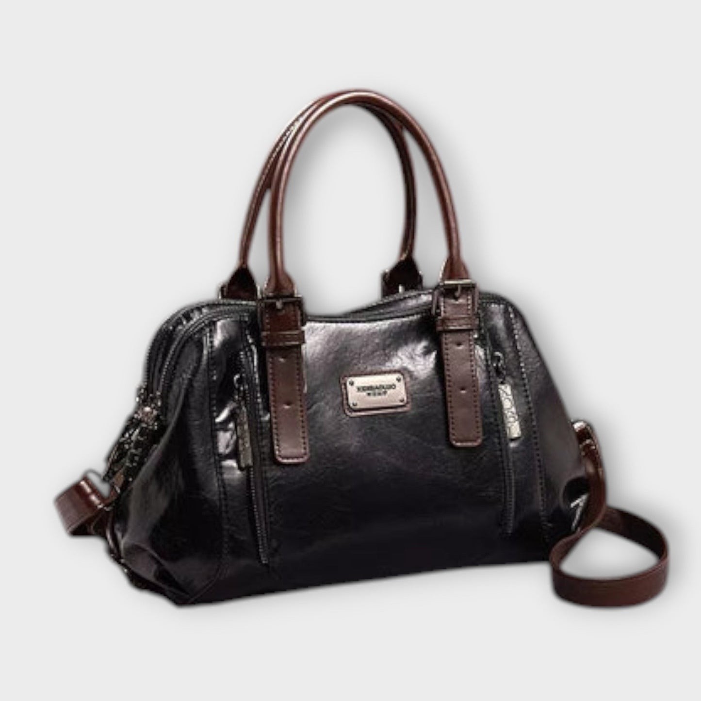 Elegante Damen Handtasche Alltagsdesign Schwarz