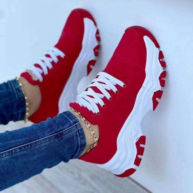 Komfortable Orthopädische Sneaker Damen Mikrofaser
