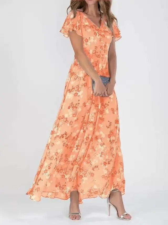 Sommerkleid Maxi Luftig Damenkleid Lang - BerlinGlamour