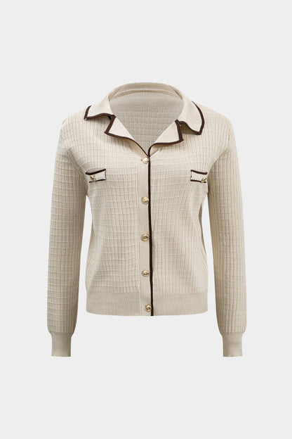 Damen Zweiteiler Set Blazer Cardigan Bleistiftrock Elegант