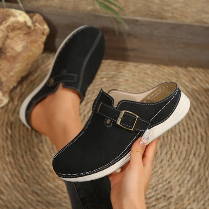Wedge Sandalen Metallbuckel Nieten Stilvoll Damen