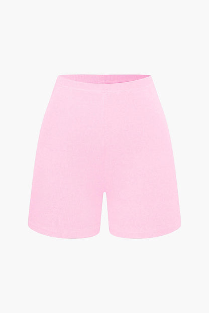 Elegantes Zweiteiler Set mit Bustier Top und Shorts Damen