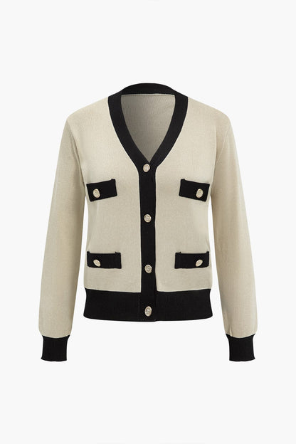 Strick-Set Damen Cardigan und Hose Lang