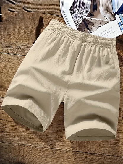 Herren Shorts Sommer Bequem Kordelzug Weich