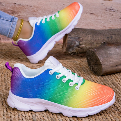 Damensneaker Atmungsaktiv Gestrickt Bequem