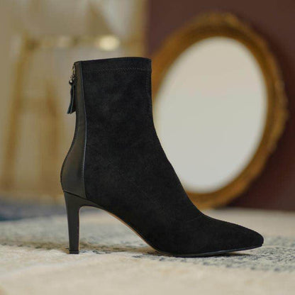 Frauen Stiefelette Schuhe High Heel Glamour - BerlinGlamour