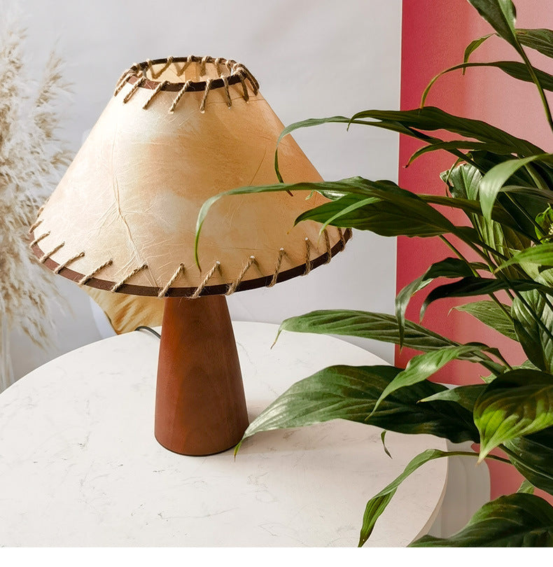 Holz Tischlampe Klassisch Elegante Dekoration - BerlinGlamour