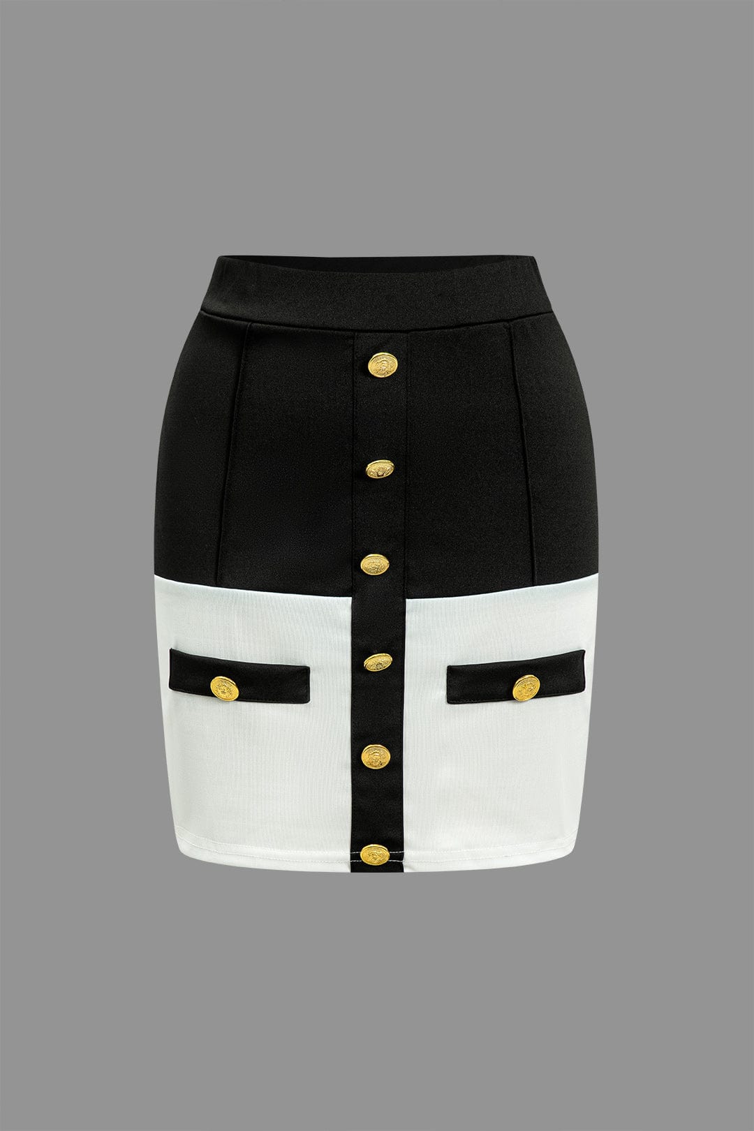 Elegantes Zweiteiler Set Minirock Damen