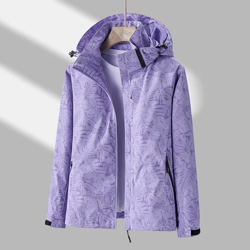 Wasserdichte Damenjacke Allwetter Regenjacke Modern