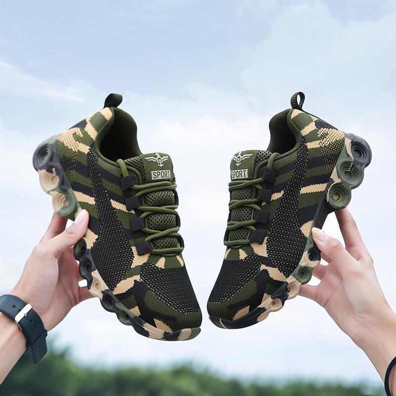 Sneakers Atmungsaktiv Tarnmuster Sportlich