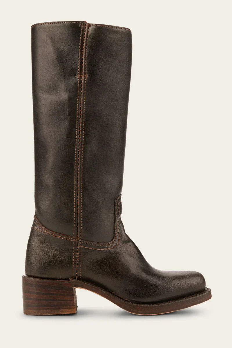 Hohe Stiefel Damen Strukturiert Winterstiefel Schwarz