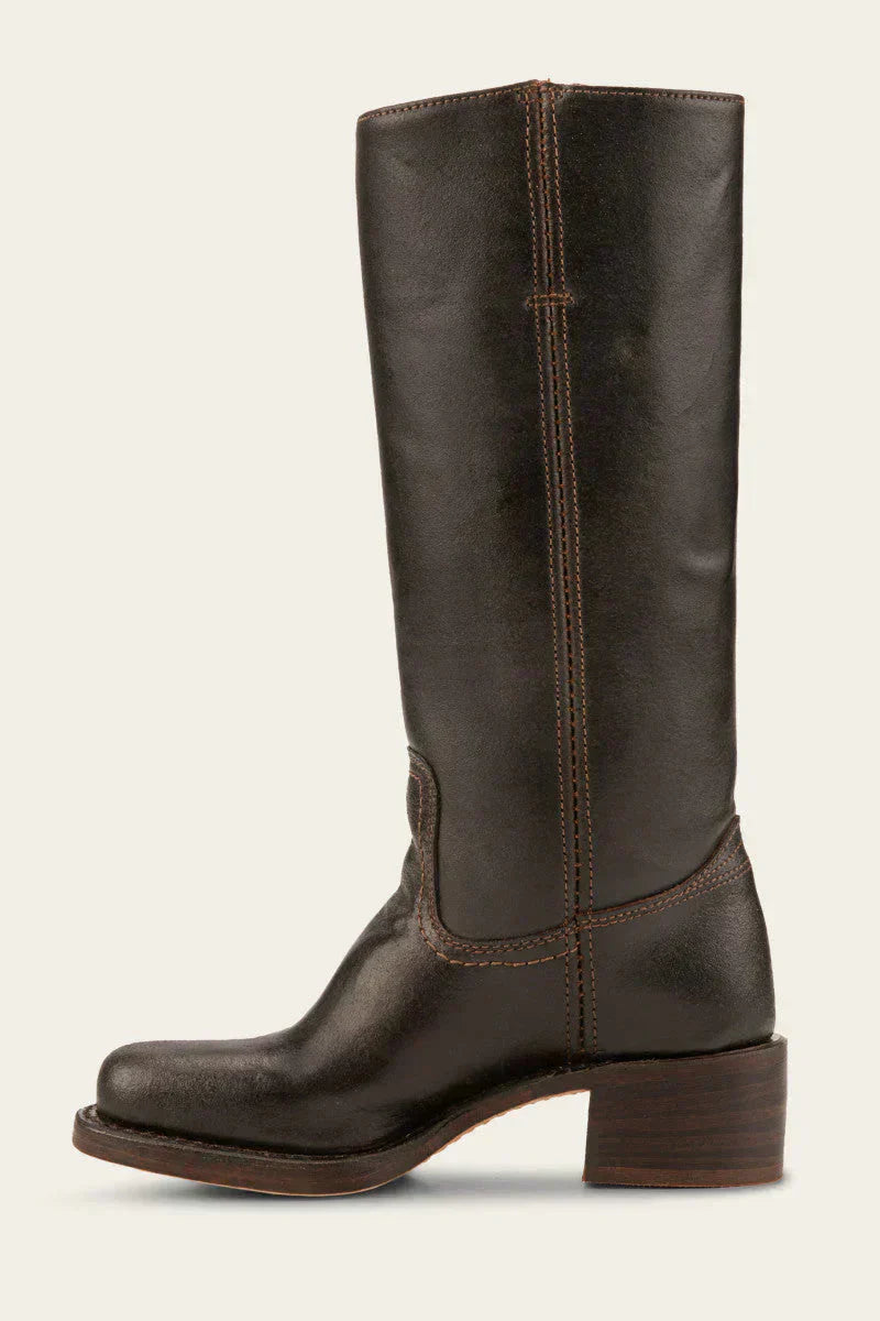 Damen Lederstiefel Blockabsatz Hochwertig Handgemacht