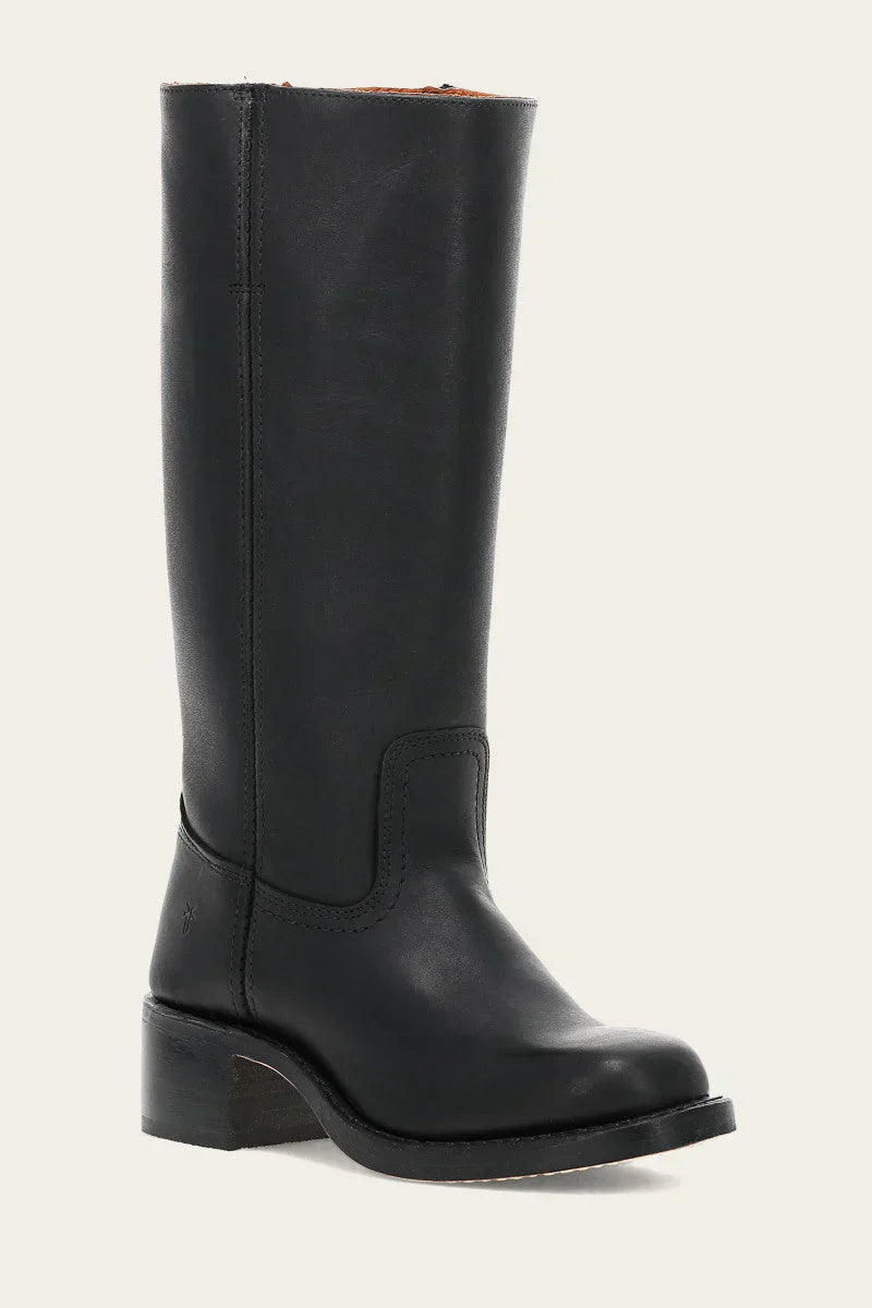 Hohe Stiefel Damen Strukturiert Winterstiefel Schwarz