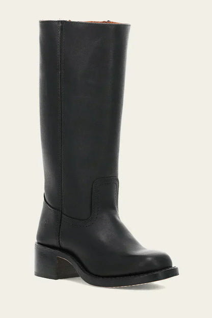 Damen Lederstiefel Blockabsatz Hochwertig Handgemacht