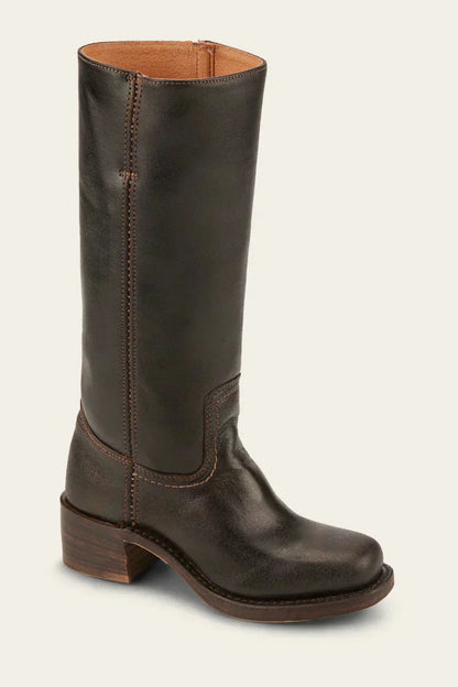 Damen Lederstiefel Blockabsatz Hochwertig Handgemacht