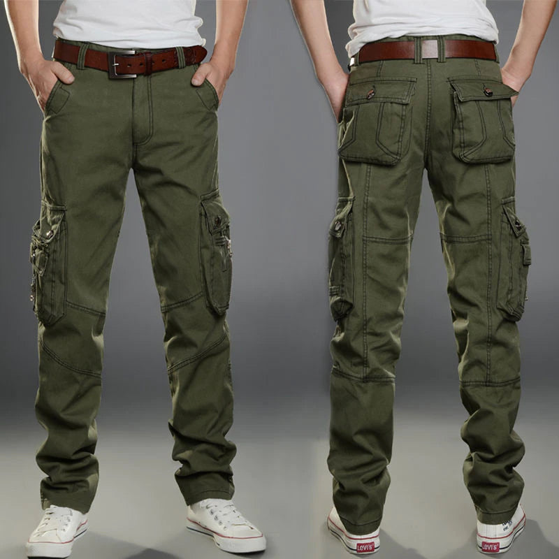 Militärhose Herren Robust Cargo Bein Hose - BerlinGlamour