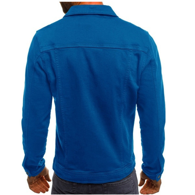 Herren Denimjacke Lässig Slim Fit Jeansjacke - BerlinGlamour