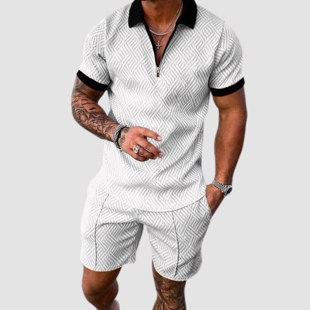 Sommer Herren Set Leicht Baumwolle Modern - BerlinGlamour
