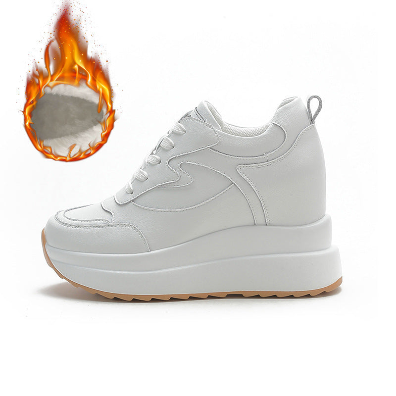 Damen Turnschuhe Plateau Sneaker Frauen Mode