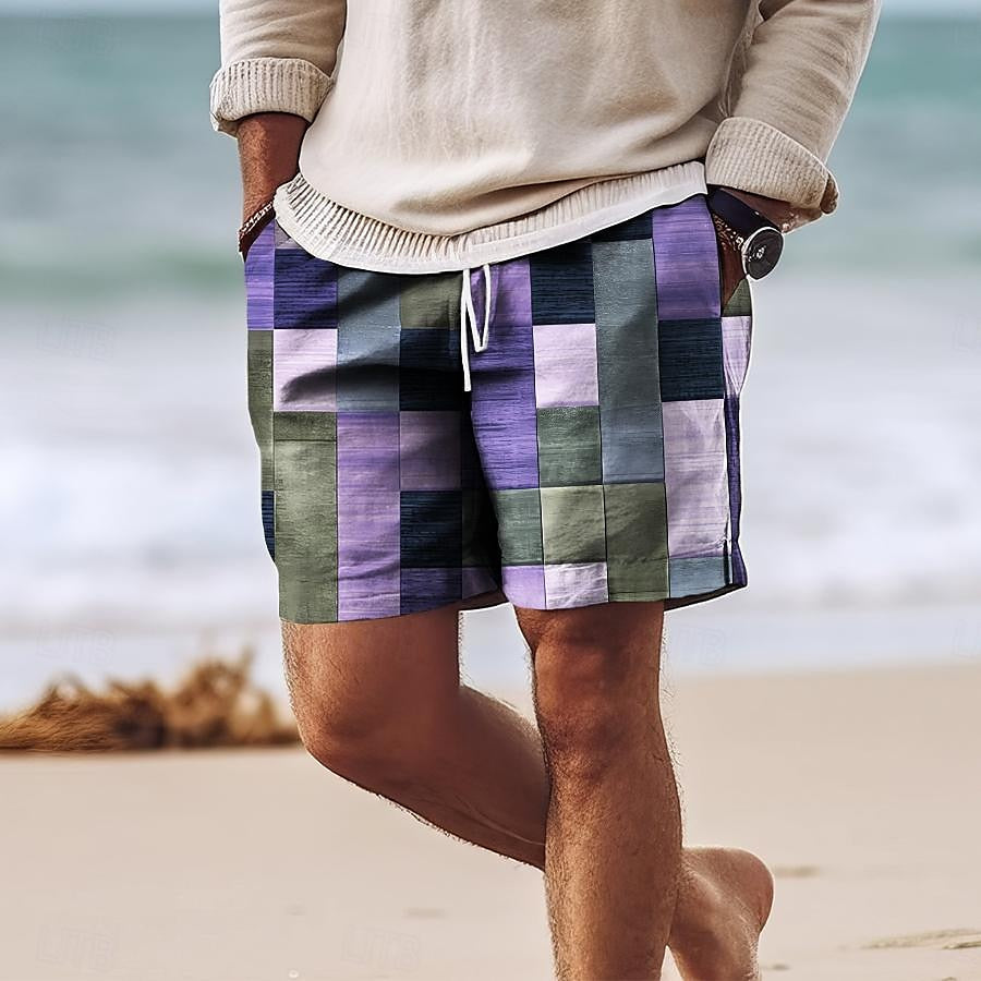 Herren Shorts Sommer Bequem Leicht Modern