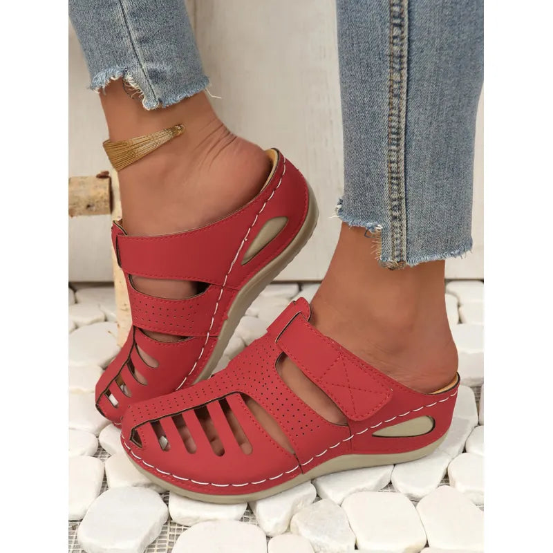 Heidi Sandalen Stilvoll Wedge Absatz Damen